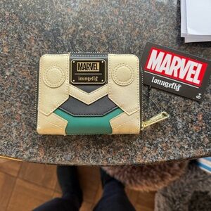 Loungefly Marvel Cream and Green Wallet